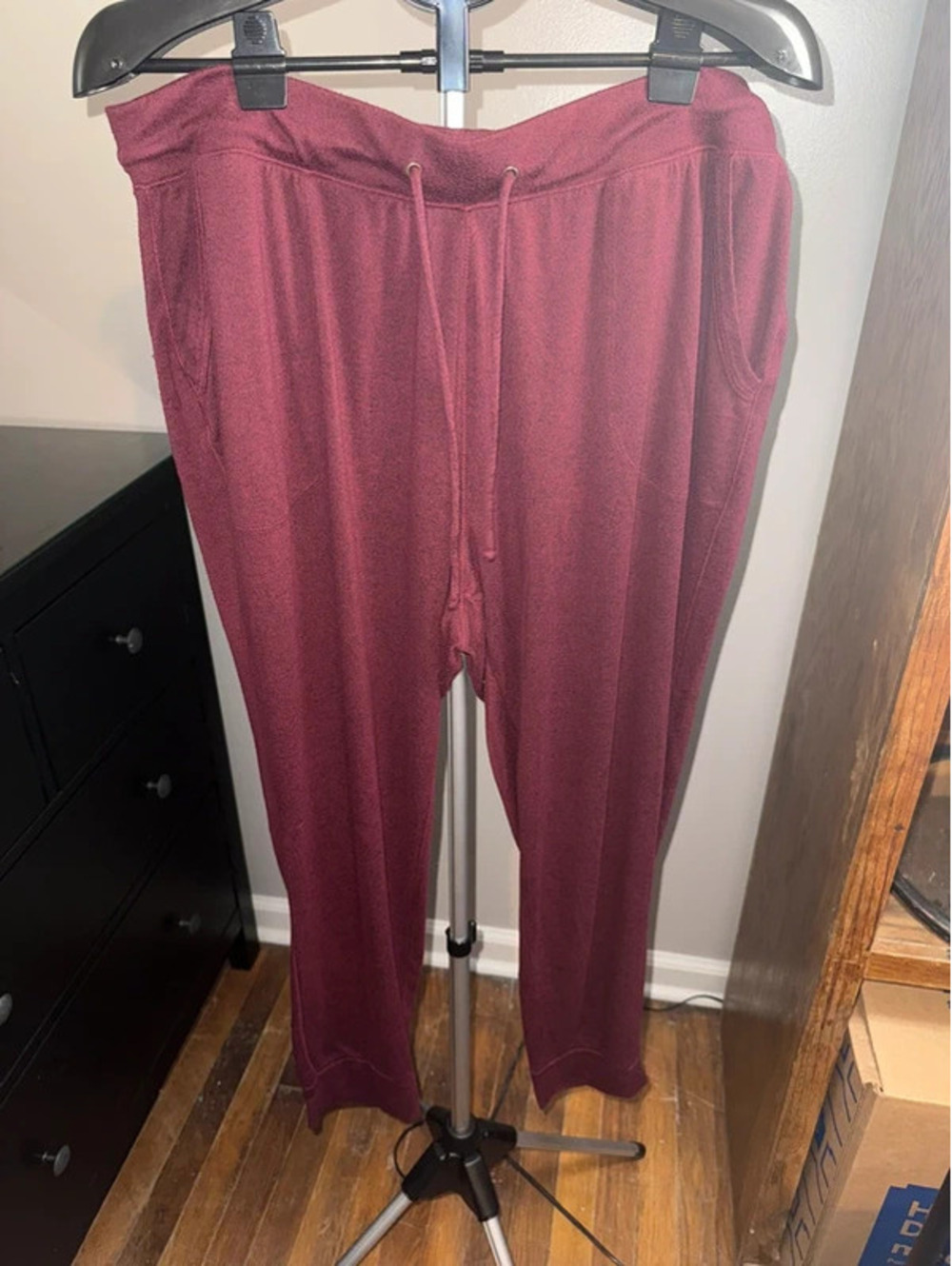 Old Navy Burgundy Knit Jogger Pants Size XL